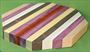 Layered / Segmented Platter Blank, Set of Two ~ 11 1/4 x 1 1/4 High ~ $84.99  #922